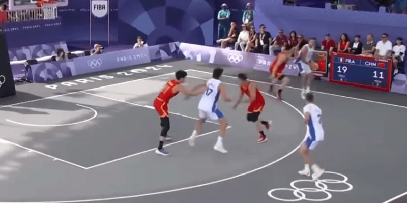 三人篮球:中国男篮12-21法国,循环赛1胜6负惨遭淘汰